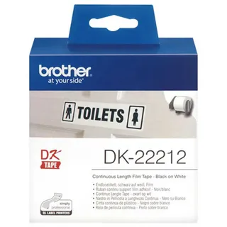 Brother Universaletiketten DK22212 Weiß 62,0 mm 15,24 m 1 Blatt