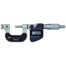 Mitutoyo Digitale Bügelmessschraube für Gewindemessungen IP65, 0-25 mm