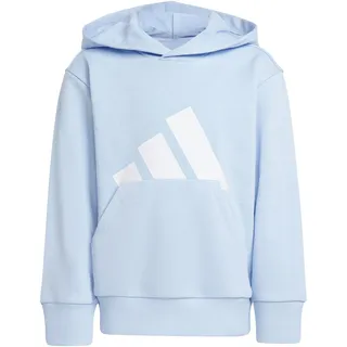 adidas Unisex Kids Essentials Big Logo Hoodie, Glow Blue/White, 3-4 Years