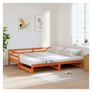 vidaXL Tagesbett Ausziehbar ohne Matratzen 90x190 cm Massivholz
