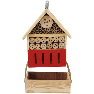 PLANETE PLANTE - Insektenhotel mit Blumenkasten und Pflanzensamen - Entdeckungs- und Naturset - 170031 - Holz - Garten - Natur - Pflanze - Blumen - Kinderspiel - Ab 4 Jahren