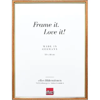 Effekt Holzrahmen Profil 23 hellbraun 18x24 cm Museumsglas