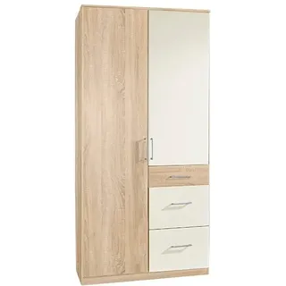 Kleiderschrank »Click« ohne Spiegel, weiß