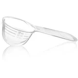 Spinnrad MESSLÖFFEL für Waschmittel, 1 Stück (1er Pack), Transparent, Waschmitteldosierlöffel