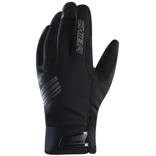 Chiba Winterhandschuhe Thermo X-Cross (wasserdicht, winddicht, atmungsaktiv) schwarz/schwarz - 1 Paar