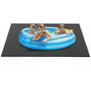 VEVOR Poolunterlage 500 g/m2 Whirlpool Matte 1879,6 x 1828,8 x 2,4 mm Bodenplane Filz & PE Bodenschutz Pool Unterlegmatte Schutzmatte Bodenplatte Bodenschutzplane Poolteppich Filzmatte Bodenmatte