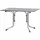 Boulevard-Klapptisch 120 x 80 x 73 cm Graphit/Schieferdekor Anthrazit