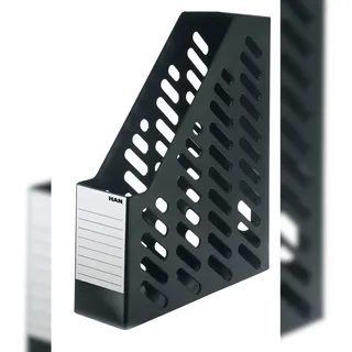 HAN Han, Stehsammler Klassik 1600-13D schwarz Kunststoff, DIN A4, 2 St.