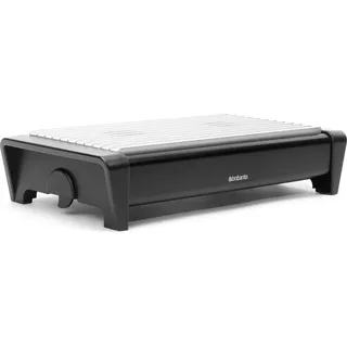 Brabantia Speisewärmer, Warmhalteplatte, Schwarz, Silber