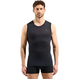 Odlo Herren Merino PW 140 Seamless BL Top Crew Neck Singlet schwarz