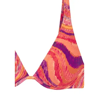 Bruno Banani Bügel-Bikini-Top Damen rot-pflaume Gr.38 Cup C