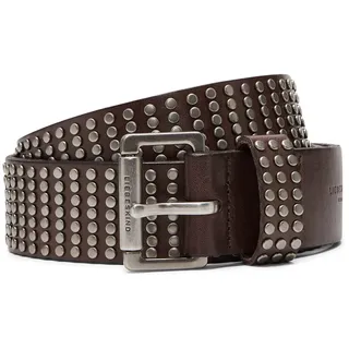 LIEBESKIND Berlin Belt J 38mm 85 STUDDED BELTS Washed Leather cognac