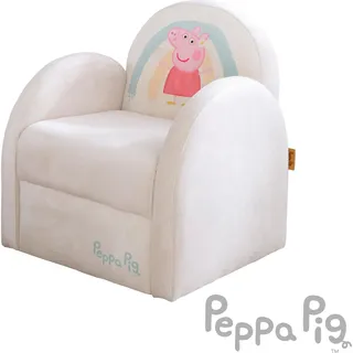 roba roba® Kindersessel Peppa Pig« mit runden Armlehnen, grau