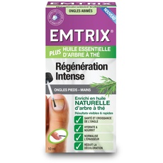 Emtrix Nagelerneuerung mit natürlichem Teebaumöl | Nagelverstärker und gesundes Nagelwachstumsprodukt | Für Fingernägel und Fußnägel | Vegan Friendly | 10ml