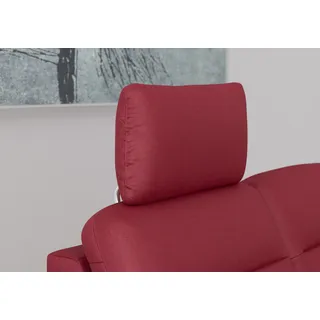 Kopfstütze SIT & MORE "Mellum", rot (bordeaux), B:50cm H:25cm T:12cm, 100% Polyester, Polsterauflagen, Kopfstütze