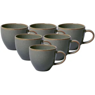 Villeroy & Boch Espressotasse 0,06 l Blau-Grau 6 St.