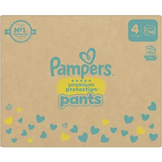 Pampers Premium Protection Gr. 4 (9-15 kg) 168 St.
