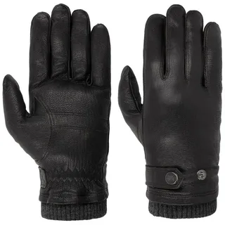 Pearlwood Herren Handschuhe schwarz Ziegenleder, schwarz, Herbst/Winter 2025/2026