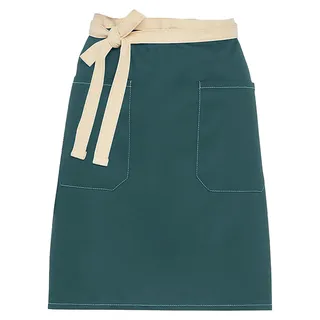 SG Accessories Bistro - Kurze Schürze "Santorini", Kontrast FK2149 (Einheitsgröße) (Blau) - Blau