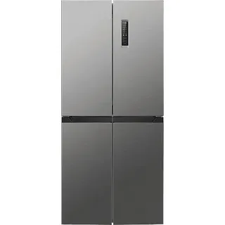 Bomann KG 7358 IX-LOOK CD NF 180cm inox Kühlgefrierkombination (D, 210 kWh, 1800 mm hoch, Inox)