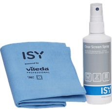 ISY Monitor-Reinigungsspray mit VILEDA Mikrofasertuch ICL-4000-1, 125 ml