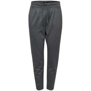 Only Onlpoptrash LIFE EASY COL PANT PNT Noos regular fit Hose mit Kordelzugverschluss Für Lounge und Freizeit, Grigio (medium Grey Melange),XS