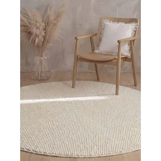 Ted Baker Diana Wollteppich Ø 200 cm Beige