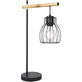 Tischleuchte , Schwarz , Metall , Boho , 29x55x15 cm , einfach zu transportieren , Lampen & Leuchten, Leuchtenserien