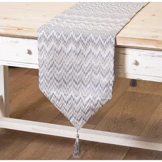 Alexandra House Living Tischläufer, grau, 30 x 180 cm