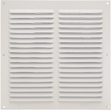 Amig - Quadratisches Lüftungsgitter aus Aluminium mit Moskitonetz | Lüftungsgitter für Luftauslässe | Ideal für Küchen- und Badezimmerdecken | Maße : 200 x 200 mm | Farbe: Weiß