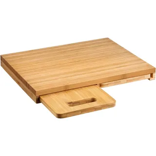 KESPER Schneidebrett-Set Holz 3-tlg. 2x 28,5 x 18 cm, 1x 39,2 x 30 cm Braun
