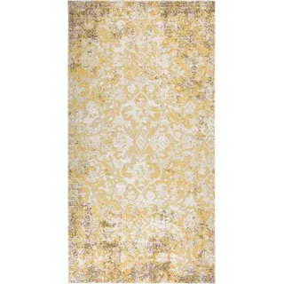 Outdoor-Teppich Flachgewebe 80x150 cm Gelb - Gelb