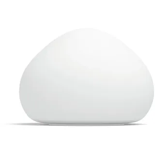 Philips Hue White ambience Wellner Tischleuchte weiß + Dimmschalter, Intelligente Tischleuchte, Bluetooth/Zigbee, Weiß, LED, Glas, E27 - Weiß