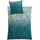 Bettwäsche Vero, Maße: 135 x 200 cm und 80 x 80 cm, Farbe: Petrol