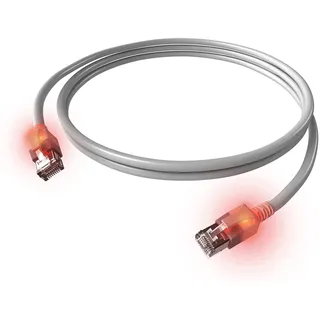 SACON Netzwerkkabel S/FTP CAT6a, 10 m Netzwerkkabel