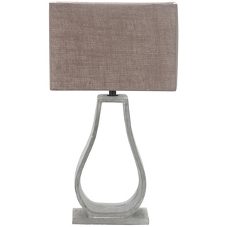 Xxxl Tischleuchte , Beige , Stein , 22.5x39.5x13 cm , Lampen & Leuchten, Innenbeleuchtung, Tischlampen, Tischlampen