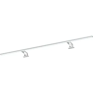 kalb | Spectraline LED Badezimmerleuchte 120cm IP44 Spiegelleuchte 18W feuchtraumgeeignet 230V direkt anschließbar 3-in-1 Montage für Spiegel Spiegelschrank Wandmontage (Chrom - neutralweiß)
