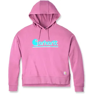 Carhartt Fiber Series, Kapuzenpullover Damen - Pink/Blau - XL
