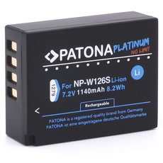 Bild Platinum NP-W126s NP-W126 Akku (echte 1140mAh) voll kompatibel