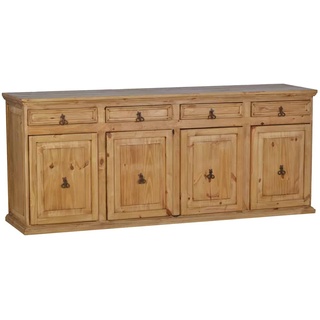 MiaMöbel Mexico Sideboard Massivholz Pinie Mexiko Möbel Mexikanisch