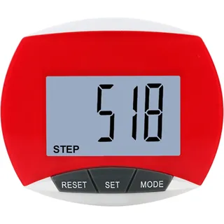 Alomejor Pr?ziser, tragbarer Schrittz?hler mit LCD-Display zum Joggen, Wandern, Laufen und Gehen,