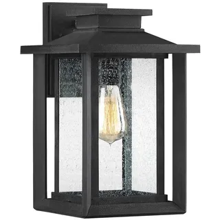 Außen-Wandleuchte Vintage 35,7 cm IP44 Schwarz E27 für Terrasse Balkon