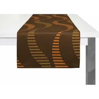 Tischläufer WIRTH "LUPARA" Gr. 1, orange, B:40cm L:150cm, Baumwolle, Polyester, Tischdecken, Tischläufer