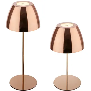 Briloner LED Tischlampe Kupferfarbig