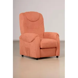 sit&more TV-Sessel Bastian Kunstleder 75 x 110 x 92 cm Orange mit Aufstehhilfe