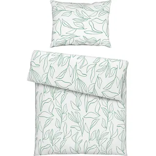 Esposa Bettwäsche , Grün , Textil , Abstraktes , 140x200 cm , Textiles Vertrauen - Oeko-Tex® , atmungsaktiv, schadstoffgeprüft, weiche und anschmiegsame Oberfläche , Heimtextilien, Bettwäsche & Leintücher, Bettwäsche