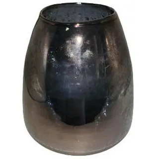 Teelichtglas , Grau , Glas , 21 cm , Dekoration, Kerzen & Kerzenhalter, Teelichthalter