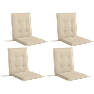 Outsunny Sitzkissen 108 x 50 x 5 cm beige 4-tlg.