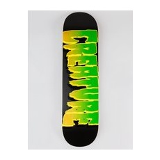 Creature Logo Outline Stumps 8.25" Skateboard Deck green, schwarz, Uni