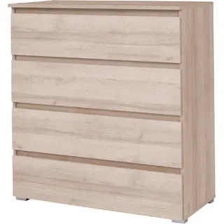 Klassische Kommode, Kommode, Wohnzimmer, Schlafzimmer, Kinderzimmer, Jugendzimmer - MOON (Sonoma) M4 - Braun